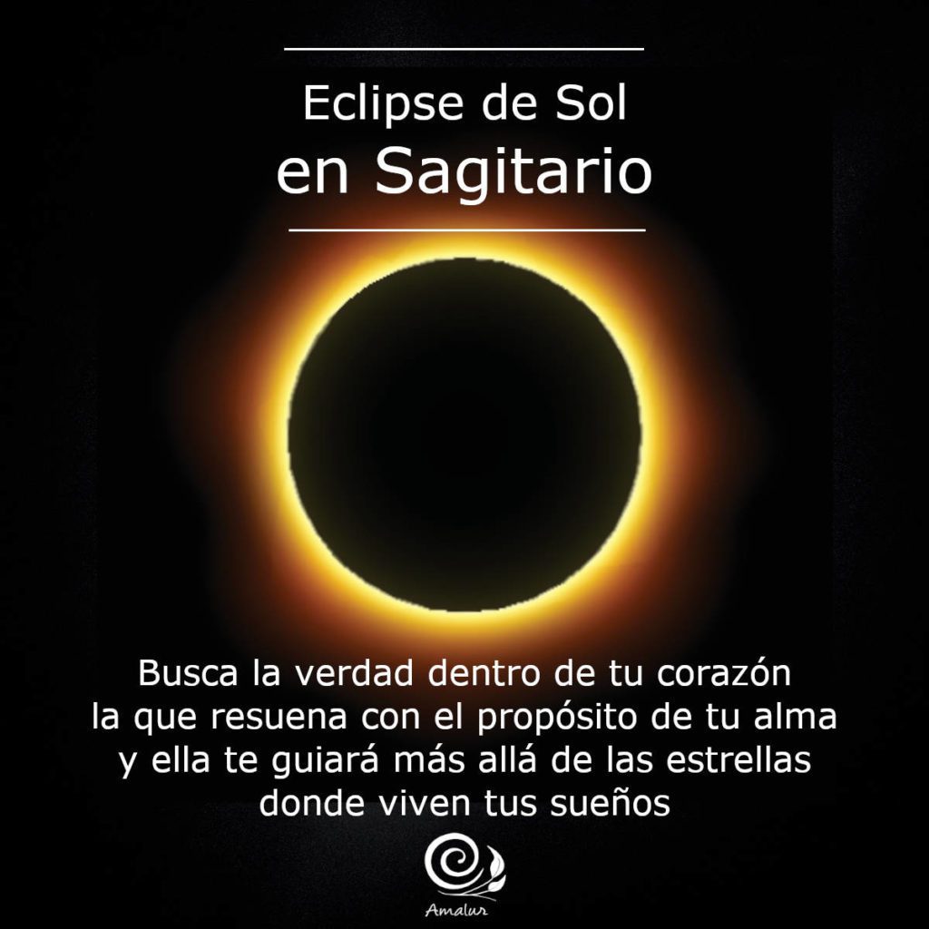 eclipse de sol en sagitario